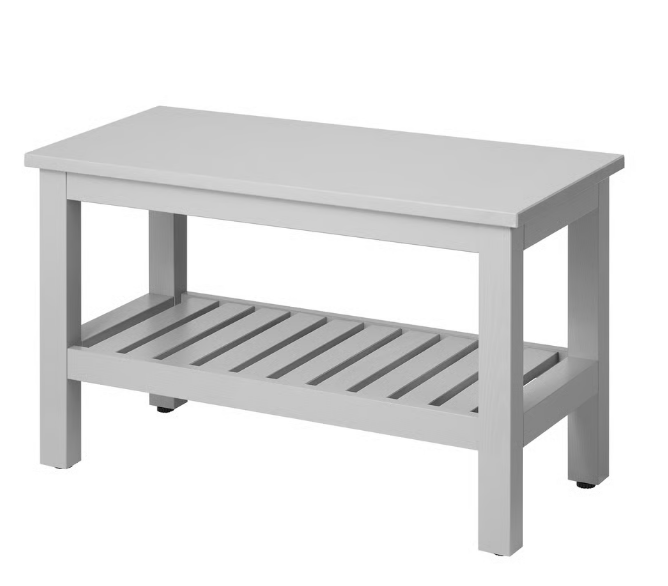 Great condition IKEA Hemnes Bench in Grey - delivery possible