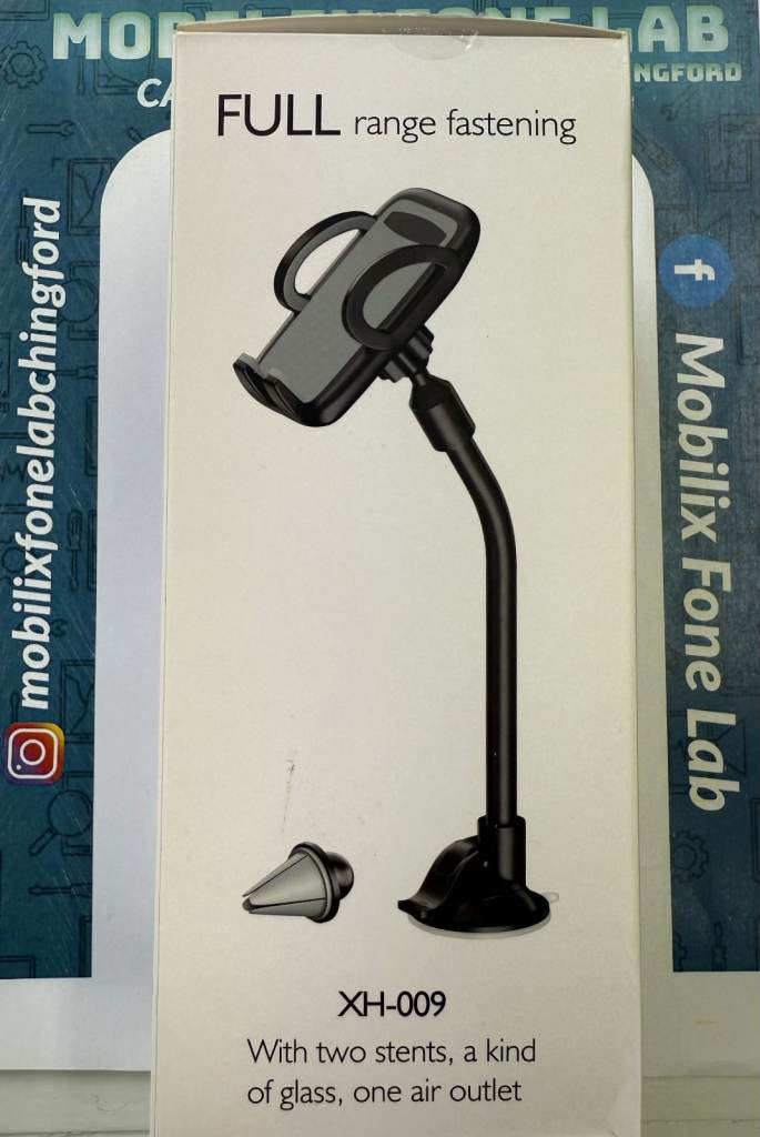 RNC RV-081 2-in-1 Car Phone Mount Holder for Windscreen, Air Vent & Dashboard