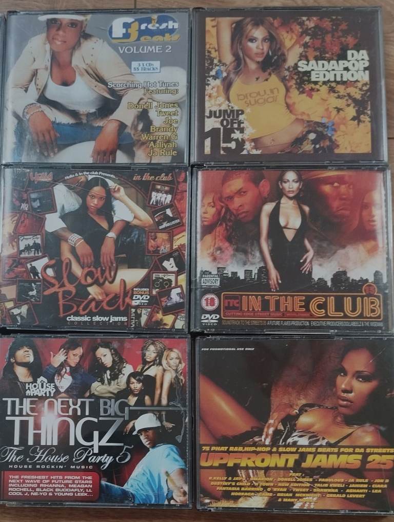 CD CLEARANCE OLD SCHOOL R&B, Hip Hop, Pop, Rap, raggae, Soul remixes  from £5