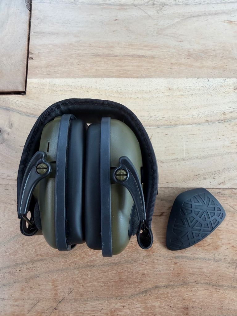 Electronic Ear Defenders - Olive Green