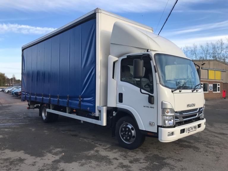 2024 ISUZU N75.190 LWB CURTAINSIDE/TAILLIFT 5193CC 190PS AUTO IN WHITE (DEMO)