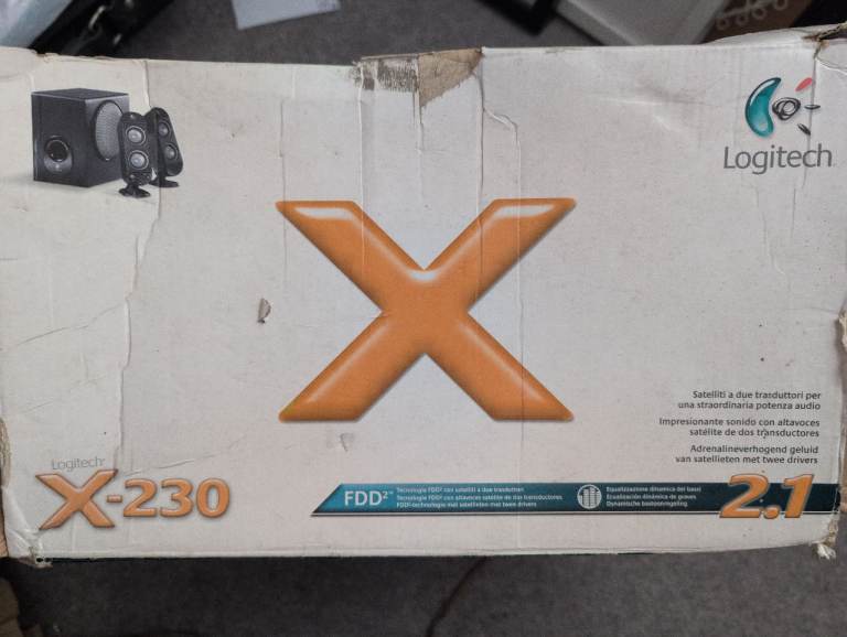 Logitech X-230 Speakers - FREE FOR COLLECTION LS18