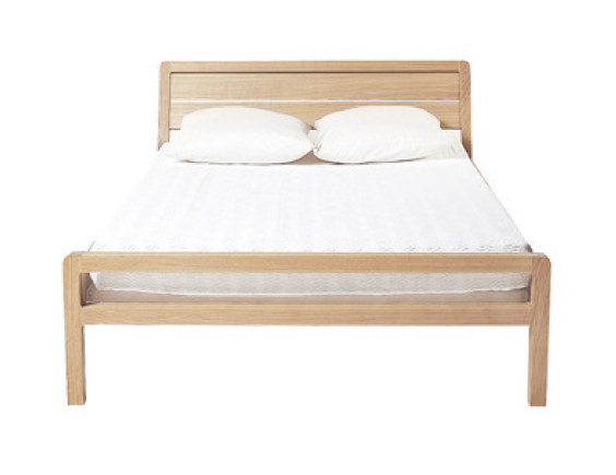 Habitat Radius Oak Double Bed designed by Simon Pengelly
