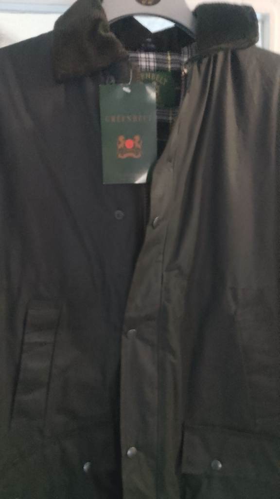 mans wax jacket