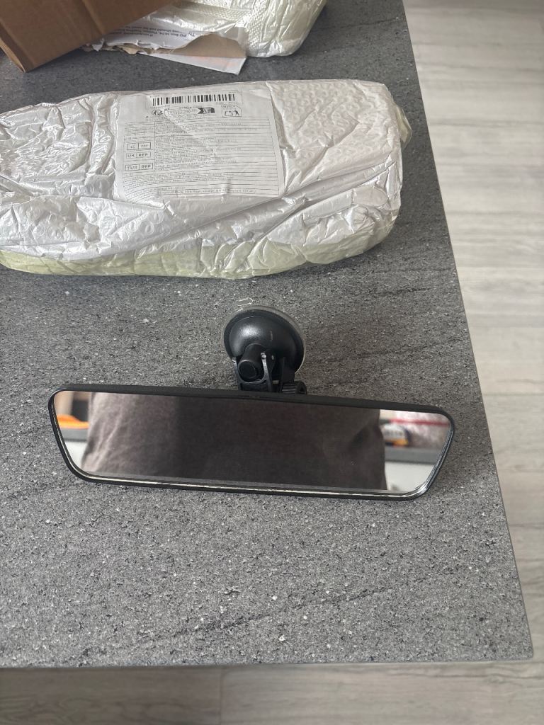 Rear view mirror for learner driver passenger