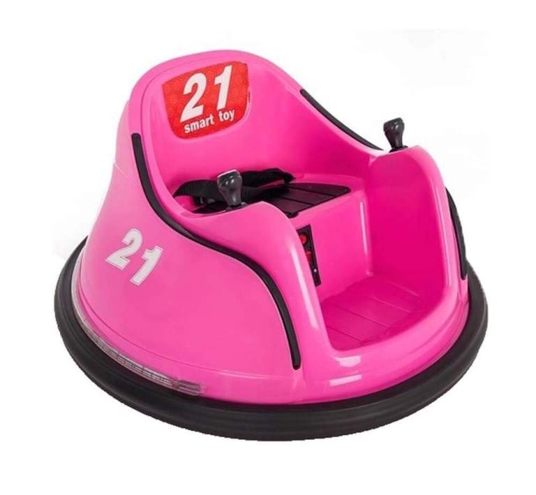 Pink Kids Bumper Car Ride-On Toy – Good Condition