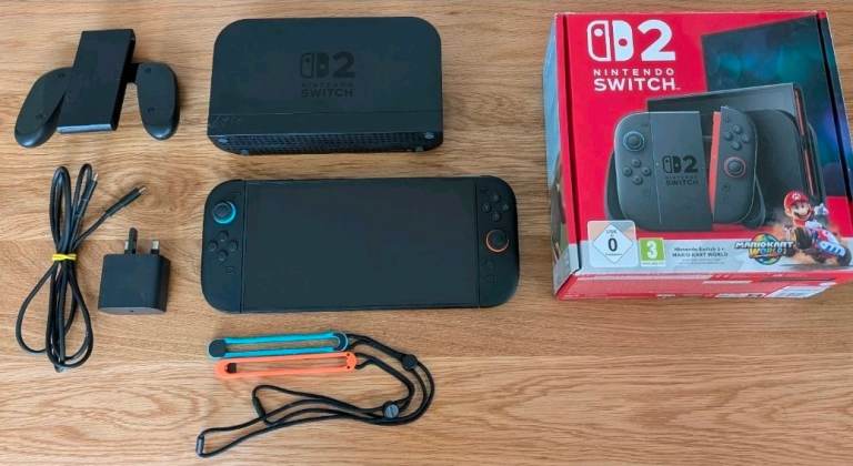 Nintendo Switch Console with Dock and Accessories – Good Condition