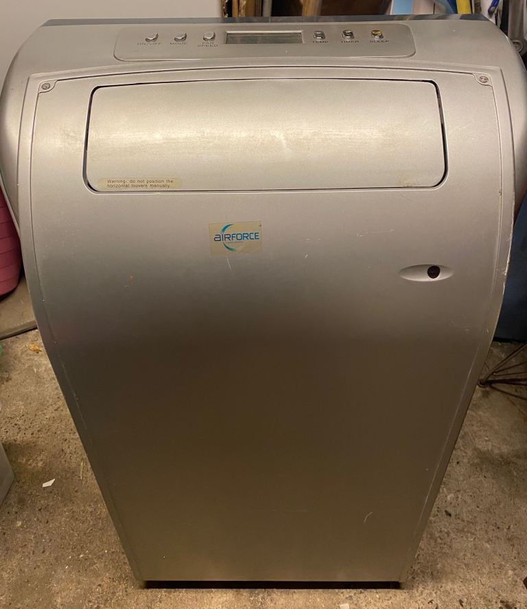 Airforce Mobile Air Conditioner – Silver, Good Condition