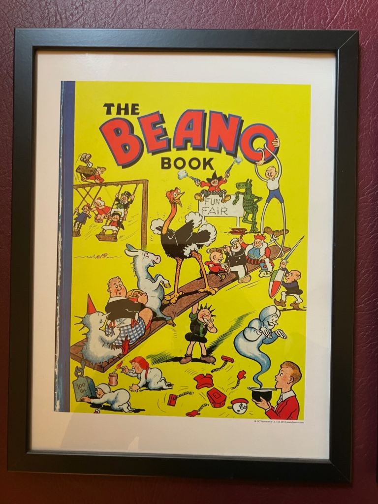 3 x framed Beano / Bash Street Kids prints