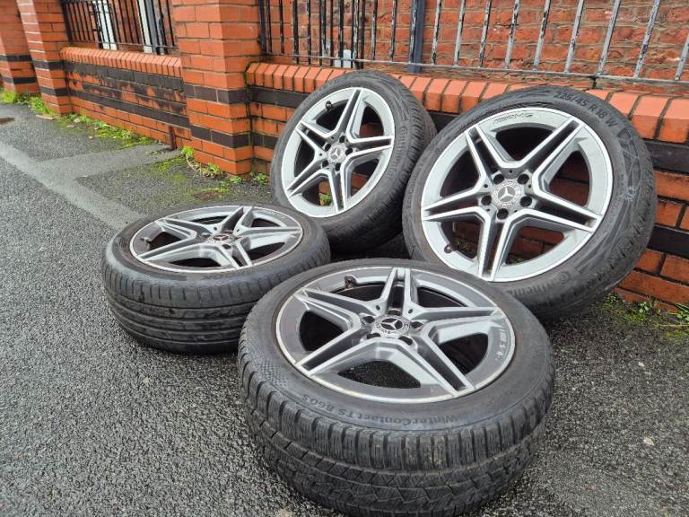 🌟Genuine Mercedes 18 inch alloy wheels 5x112 with PREMIUM MATCHING TYRES