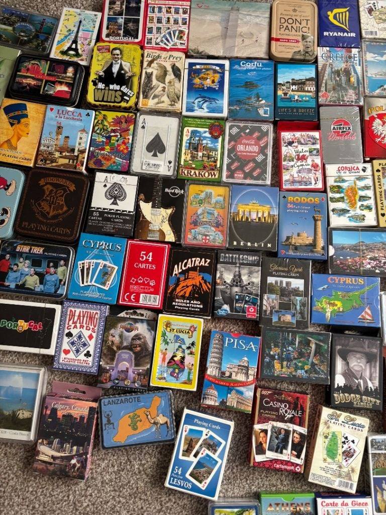 Large Collection of Playing Cards – Various Designs & Brands