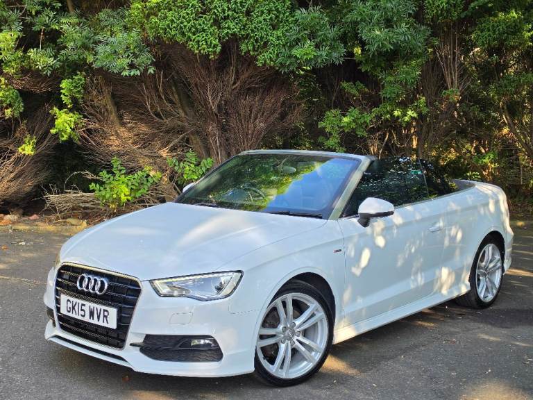 **EURO 6** 2015 AUDI A3 S LINE TDI CONVERTIBLE 