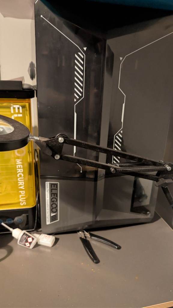 Elegoo 12k resin 3d printer and cure station