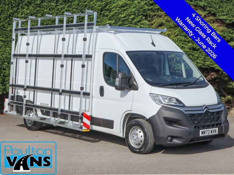 2023 Citroen Relay 35 Enterprise 2.2HDi, 140BHP (EU 6) L3H2 LWB Glass Rack Van, Sat Nav, Air C Gl...