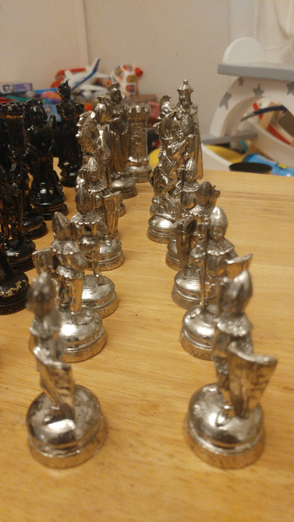 Chess game. strategy.. Brain thinking. Recreation. Children. Adults, vintage, retro, antique