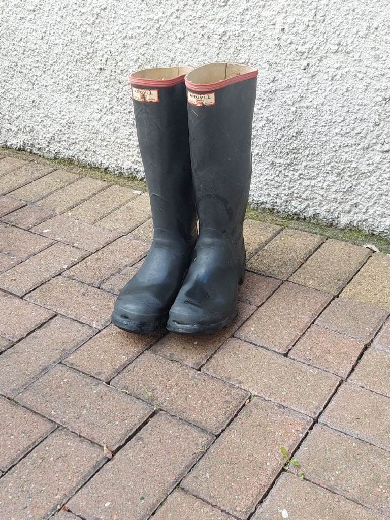 Gents  Argyll Wellington Boots size 9 