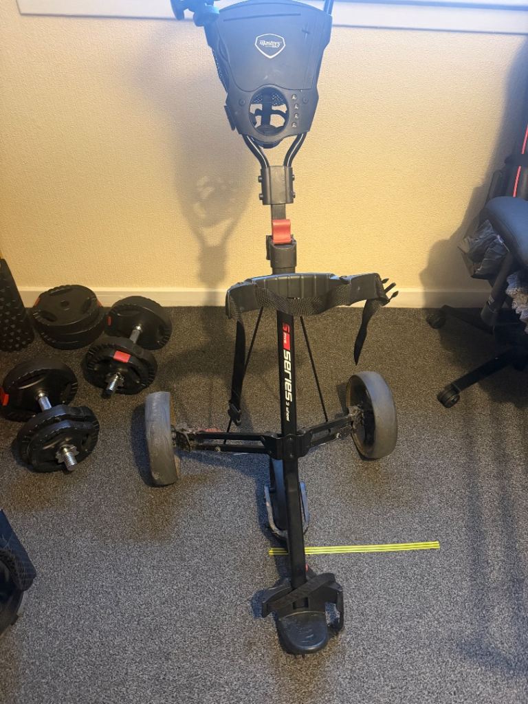 Golf Trolley – Black, Good Condition