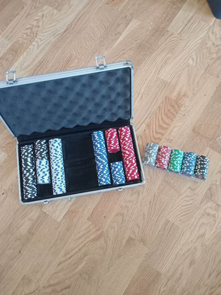 Poker chips. 2 boxes