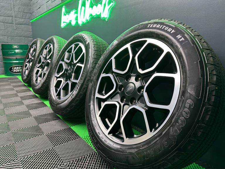 Genuine Ford Ranger Wildtrak 20" Diamond Cut Alloy Wheels with 8mm+ Goodyear Territory HT’s!
