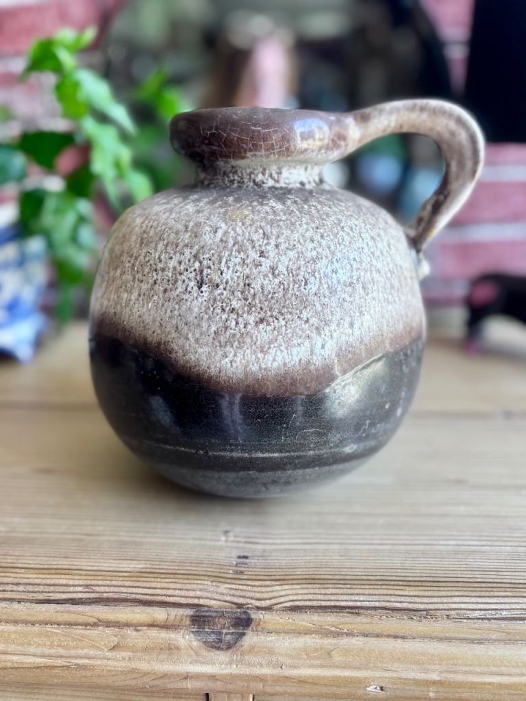 A Vintage,Retro,Mid-century fat lava West German pottery, Jug/pitcher