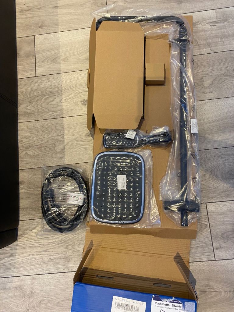 Bathroom duel head mixer shower 