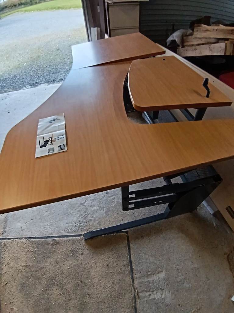 Large Adjustable Standing or Seated Desk