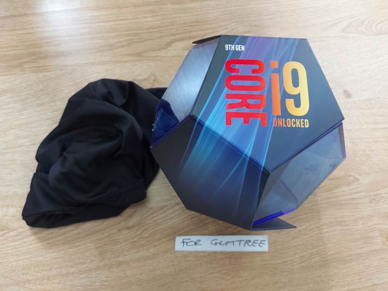 image for Intel 9900K CPU for sale- with presentation box 