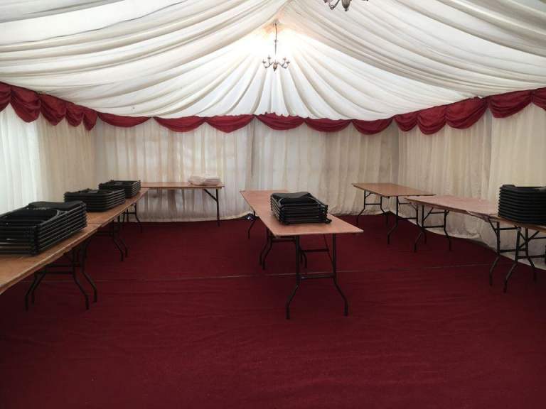 AES Cheap Marquee Table & Chair Hire Service