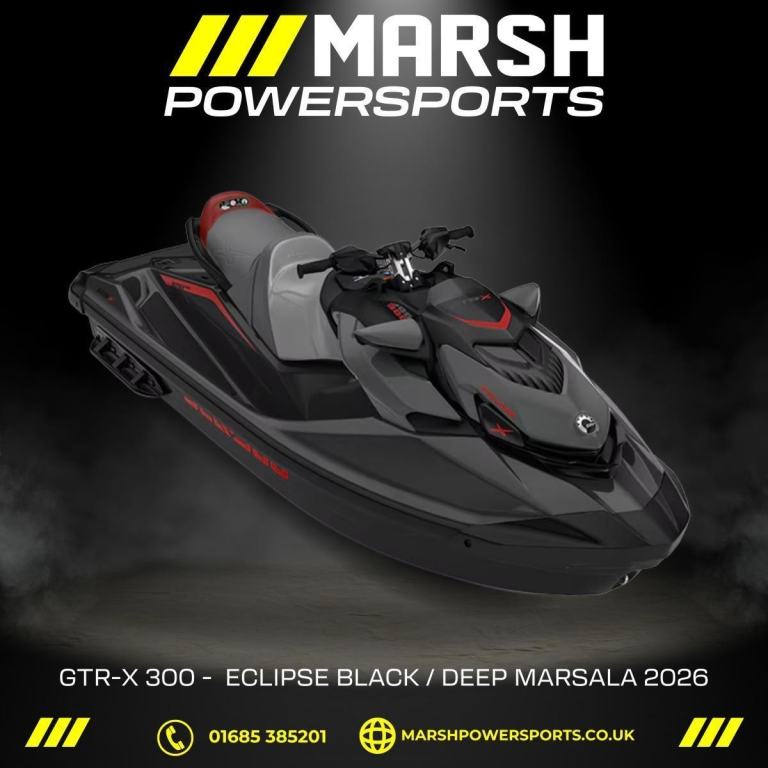 GTR X RS 300 2026 Model - Seadoo Main Dealer - Reserve NOW!