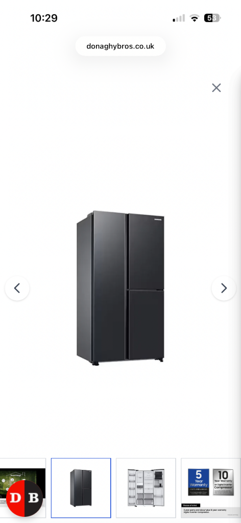 American Style Fridge Freezer - Good Condition
