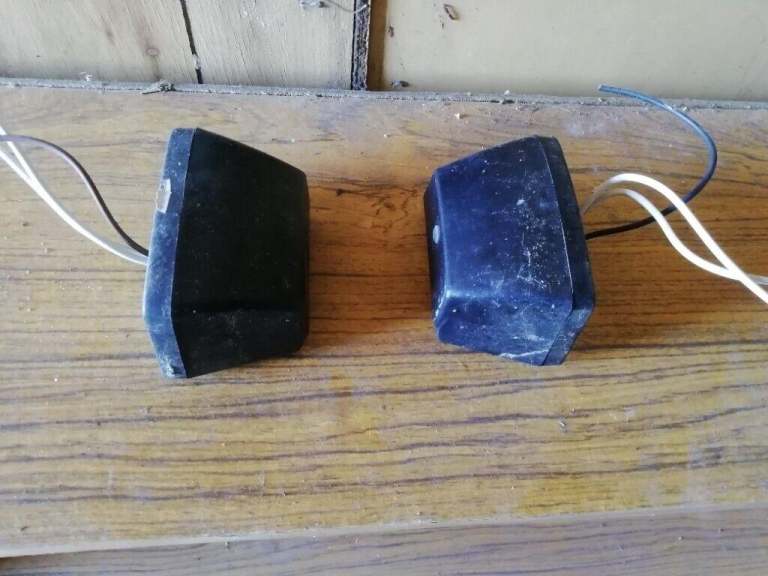 Pair of Caravan number plate lights