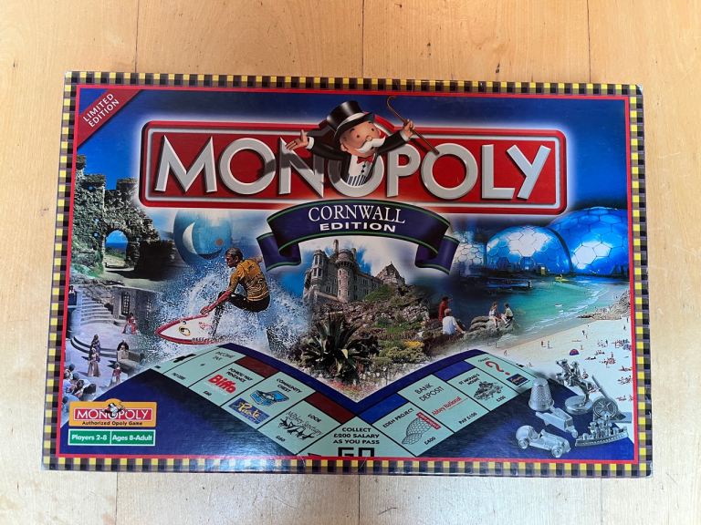 Monopoly Cornwall limited Edition Board Game 