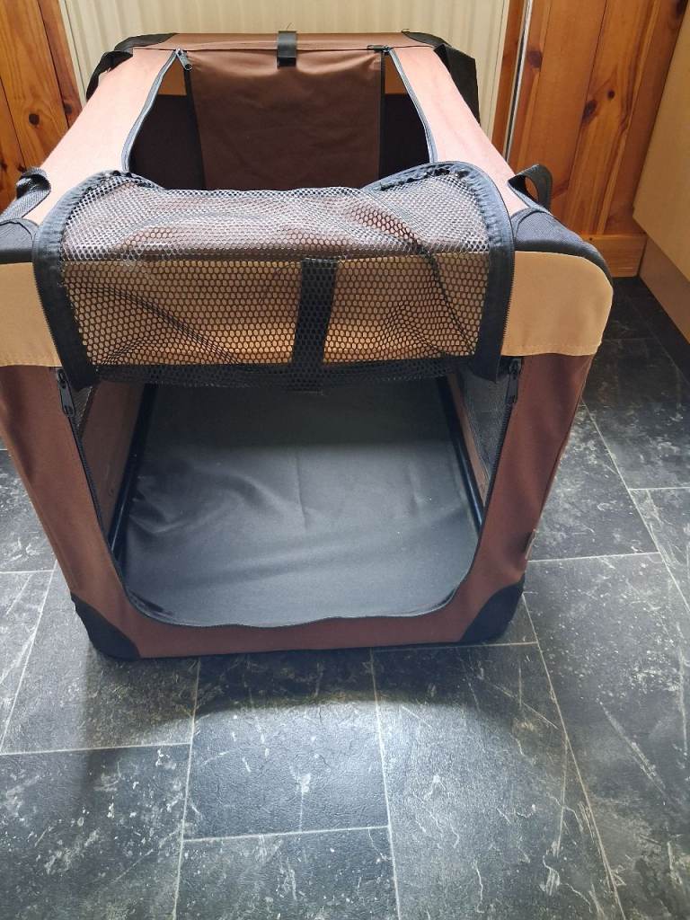 2 tone medium pet carrier