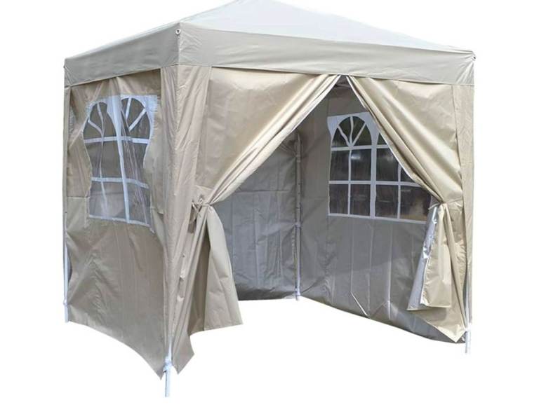 2x2m Pop Up Gazebo Garden Marquee Outdoor Wedding Party Tent Canopy 4 Sides