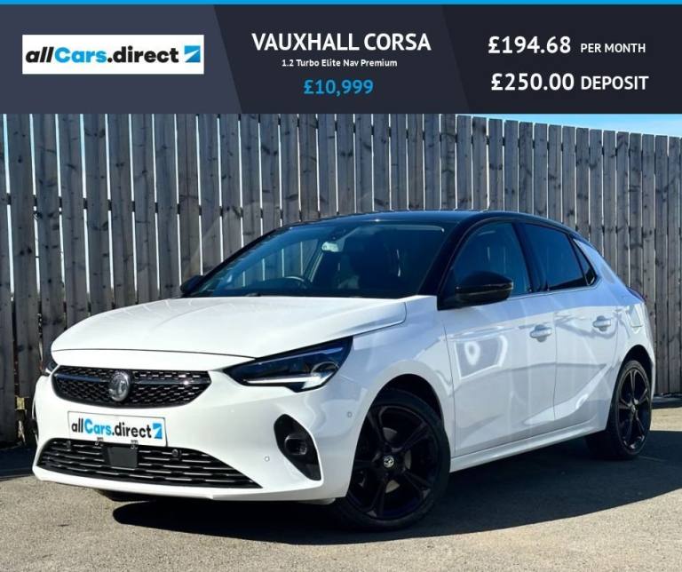 2020 Vauxhall Corsa 1.2 Turbo Elite Nav Premium 5dr HATCHBACK PETROL Manual