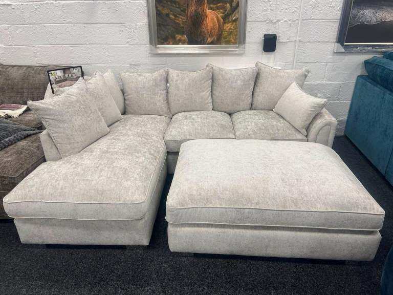 Corner Sofa and Matching Cushions - Various Colours Here