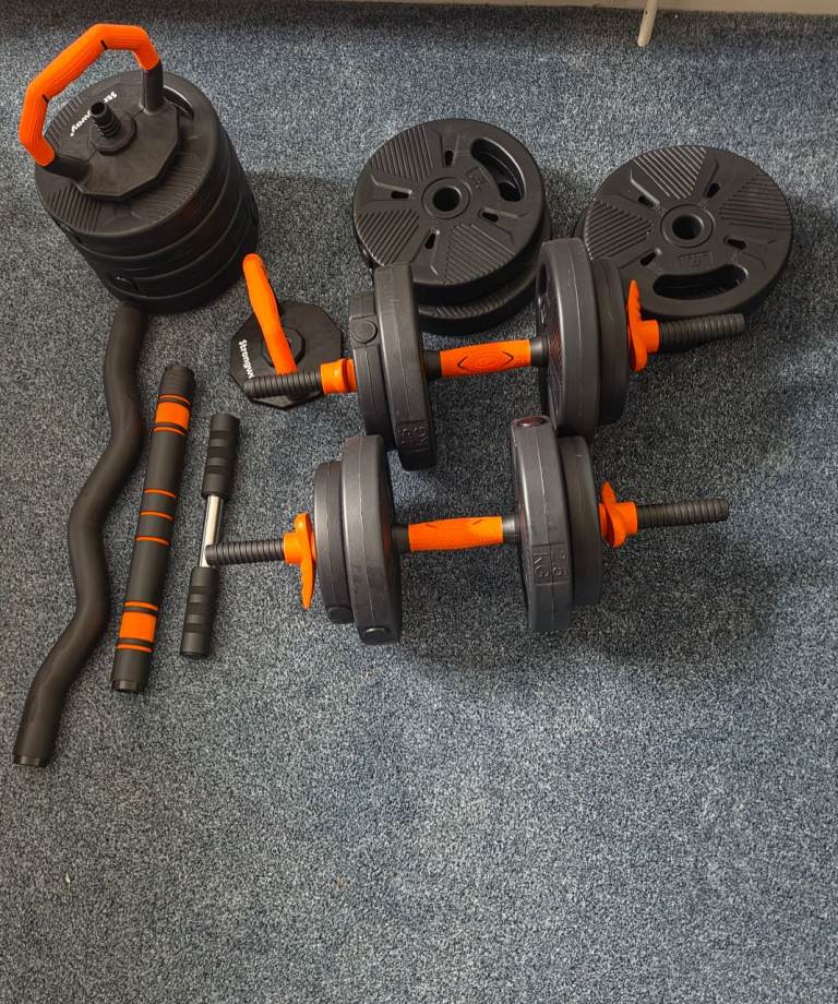 Lifting weights 