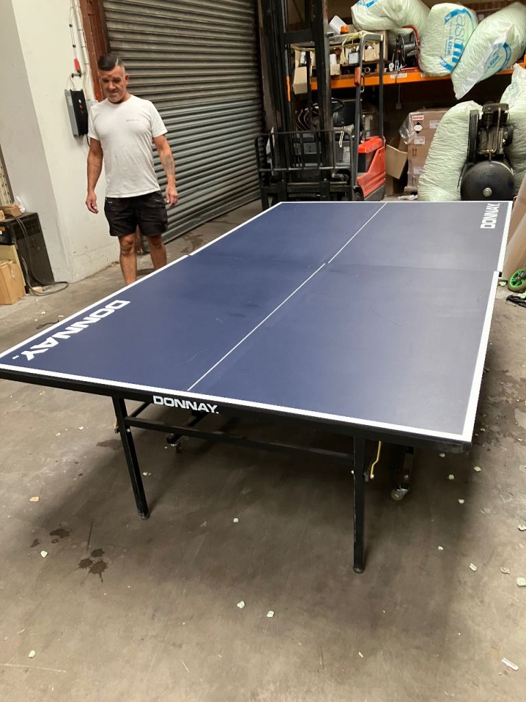 DONNAY Table Tennis Table – Blue, Good Condition