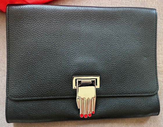 OPENING CEREMONY CLUTCH LEATHER CLUTCH BAG – NEW