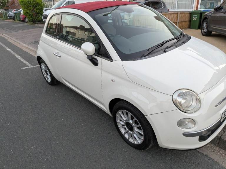 Fiat, 500, Convertible, 2009, Manual, 1242 (cc), 3 doors