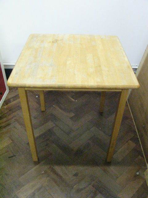 Wooden Table . Size : H=74cm , W=69cm , D=69cm