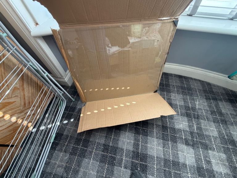 New Clear Glass Splashback H745 x W595 – Unopened Box