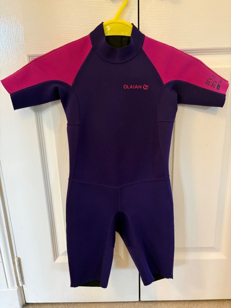 Girls shorty wet suit
