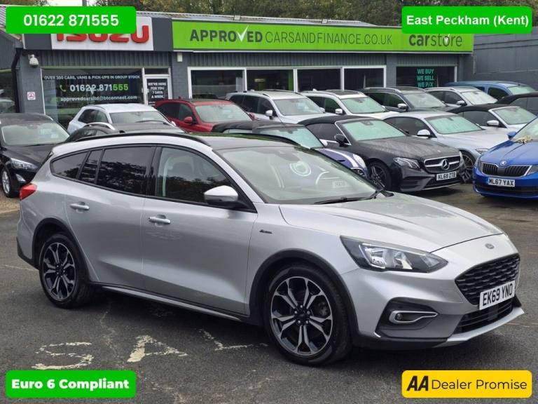 2019 Ford Focus Silver 1.0T EcoBoost Estate, 55,600 miles 2 owners, Euro 6 ULEZ compliant,  Estat...