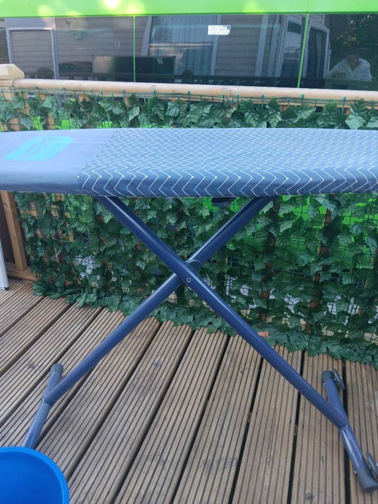 Blue Ironing Board – Good Condition, Sturdy