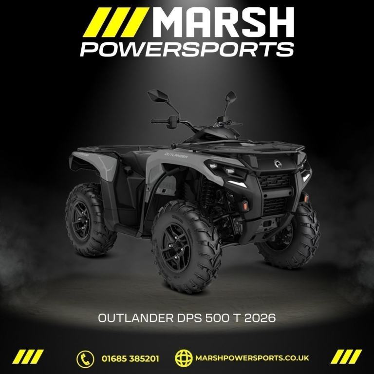 Outlander DPS T 500 2026 - Can-am Main Dealer - NOW REDUCED!