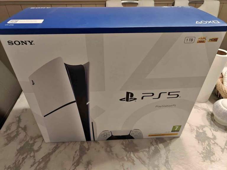 Sony PS5 Slim Disc Edition 1TB Console - As Good As New