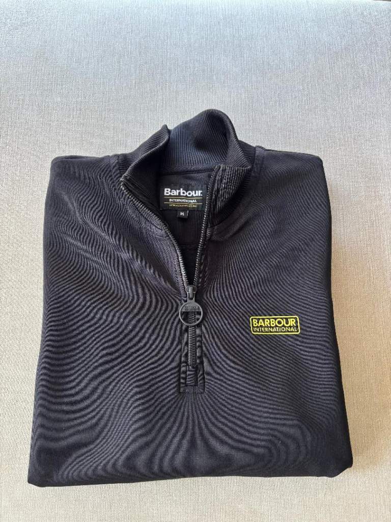 Barbour Quarter Zip and Barbour L/S Polo. Both Medium. Cost £75 & £65, accept £15 each