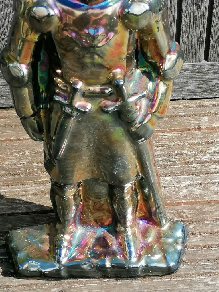 Vintage cast iron knight 