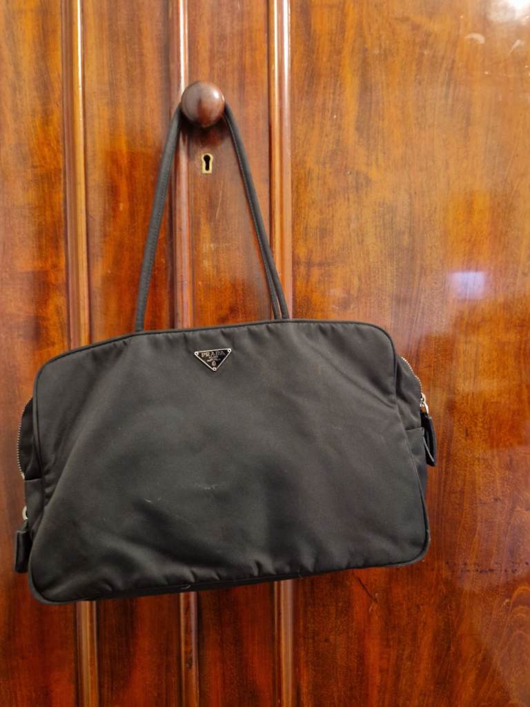 Prada black Tessuto bag